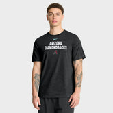 Arizona Diamondbacks Stacked Tri-Blend T-Shirt - Heather Black | Nike