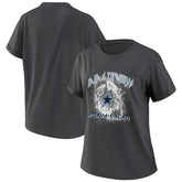 Dallas Cowboys WEAR by Erin Andrews Women's Boyfriend T-Shirt - Charcoal for sale