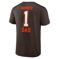 Cleveland Browns Father's Day T-Shirt - Brown on sale