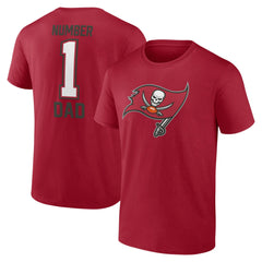 Tampa Bay Buccaneers Father's Day T-Shirt - Red for sale