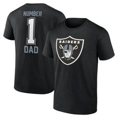 Las Vegas Raiders Father's Day T-Shirt - Black for sale