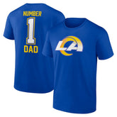 Los Angeles Rams Father's Day T-Shirt - Royal outlet