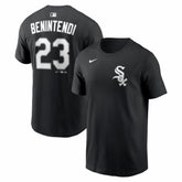 Andrew Benintendi Chicago White Sox Home Name & Number T-Shirt - Black | Nike
