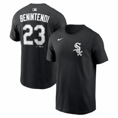Andrew Benintendi Chicago White Sox Home Name & Number T-Shirt - Black | Nike