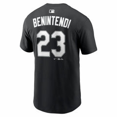 Andrew Benintendi Chicago White Sox Home Name & Number T-Shirt - Black | Nike