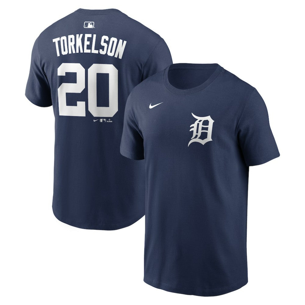 Spencer Torkelson Detroit Tigers Home Name & Number T-Shirt - Navy | Nike