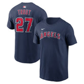 Mike Trout Los Angeles Angels Name & Number T-Shirt - Navy | Nike