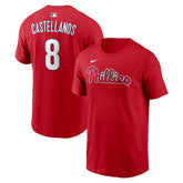 Nick Castellanos Philadelphia Phillies Name & Number T-Shirt - Red | Nike