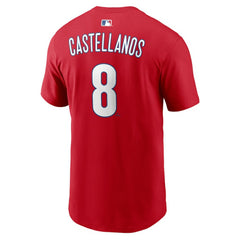 Nick Castellanos Philadelphia Phillies Name & Number T-Shirt - Red | Nike