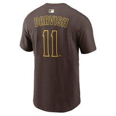 Yu Darvish San Diego Padres Name & Number T-Shirt - Brown | Nike