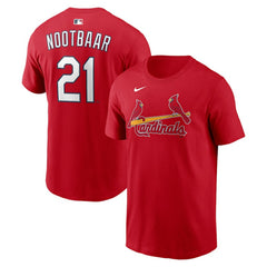 Lars Nootbaar St. Louis Cardinals Home Name & Number T-Shirt - Red | Nike