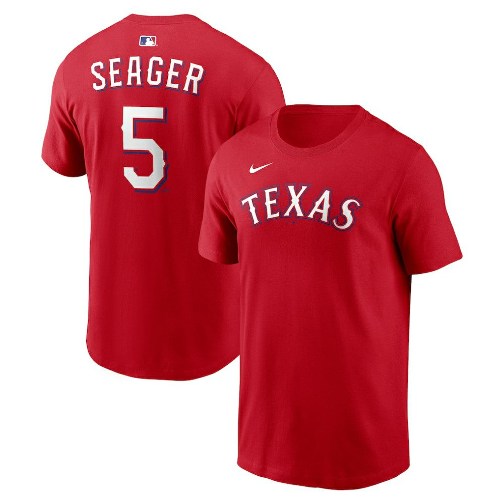 Corey Seager Texas Rangers Name & Number T-Shirt - Red | Nike