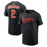 Gunnar Henderson Baltimore Orioles Name & Number T-Shirt - Black | Nike