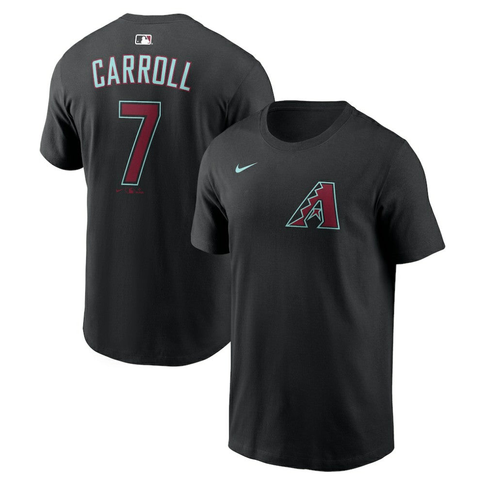 Corbin Carroll Arizona Diamondbacks Name & Number T-Shirt - Black | Nike