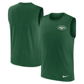 New York Jets Large Logo Lightweight Dri-FIT Muscle Tank Top - Green | Nike for sale