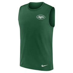 New York Jets Large Logo Lightweight Dri-FIT Muscle Tank Top - Green | Nike for sale