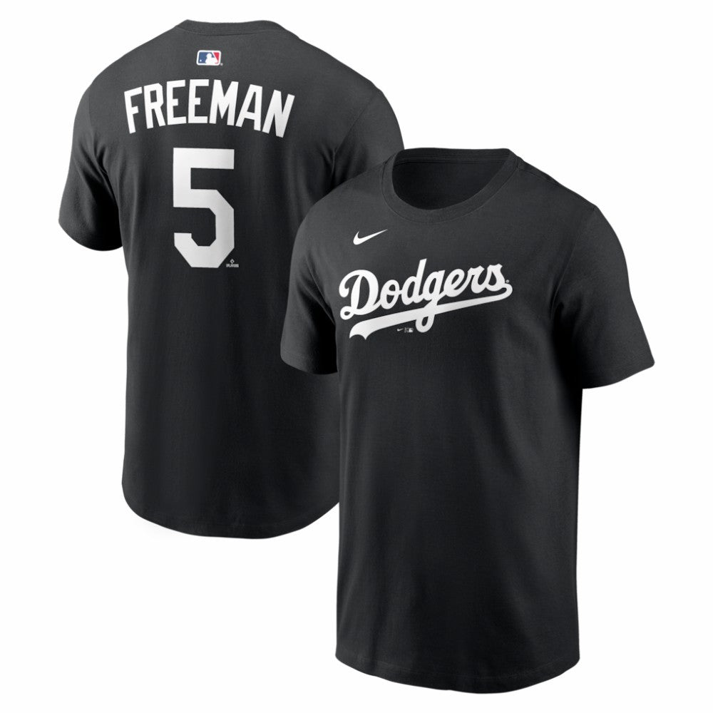 Freddie Freeman Los Angeles Dodgers Name & Number T-Shirt - Black | Nike