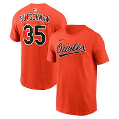 Adley Rutschman Baltimore Orioles Name & Number T-Shirt - Orange | Nike