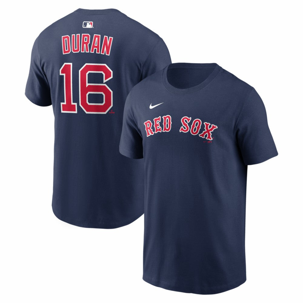 Jarren Duran Boston Red Sox Home Name & Number T-Shirt - Navy | Nike