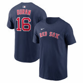 Jarren Duran Boston Red Sox Home Name & Number T-Shirt - Navy | Nike