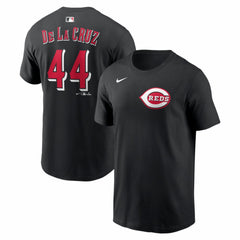 Elly De La Cruz Cincinnati Reds Name & Number T-Shirt - Black | Nike