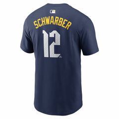 Kyle Schwarber Philadelphia Phillies City Connect Name & Number T-Shirt - Navy | Nike