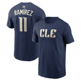 José Ramírez Cleveland Guardians City Connect Name & Number T-Shirt - Navy | Nike