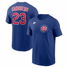 Ryne Sandberg Chicago Cubs Cooperstown Collection Name & Number T-Shirt - Royal | Nike