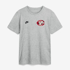 Cincinnati Reds Cooperstown 2-Hit T-Shirt - Heather Gray | Nike