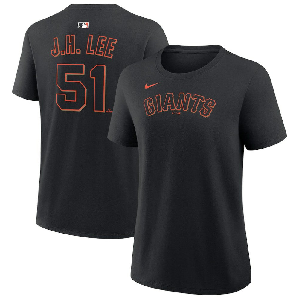 Jung Hoo Lee San Francisco Giants Women's Name & Number T-Shirt - Black | Nike
