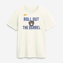Milwaukee Brewers Cooperstown Collection ‘70s Inspired T-Shirt - Cream | Nike