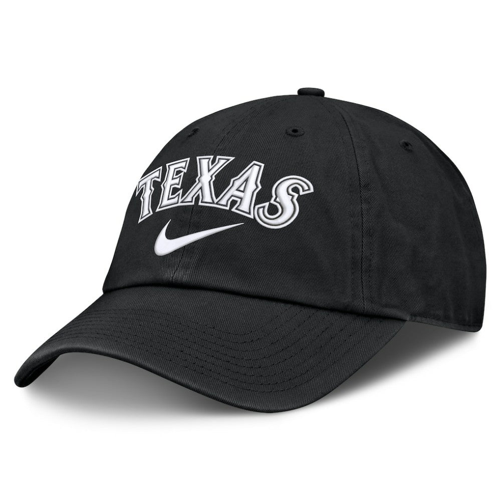 Texas Rangers Primetime Club Adjustable Hat - Black | Nike