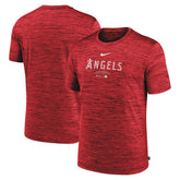 Los Angeles Angels Authentic Collection Velocity Performance Practice T-Shirt - Red | Nike