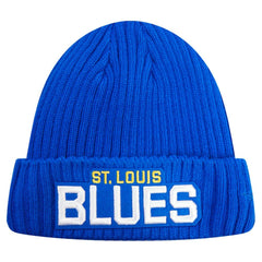 St. Louis Blues Pro Standard Classic Core Cuffed Knit Hat Royal