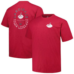 Arizona Cardinals Profile Big & Tall Two-Hit Throwback T-Shirt - Cardinal discount