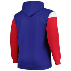 New York Giants Profile Big & Tall Trench Battle Pullover Hoodie - Royal for sale