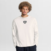 Las Vegas Raiders Oversized Type Play Long Sleeve T-Shirt - Gray cheap