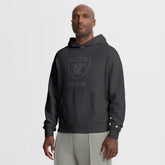 Las Vegas Raiders Oversized Type Play Location Hoodie - Black discount