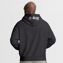 Las Vegas Raiders Oversized Type Play Location Hoodie - Black discount