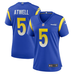 Tutu Atwell Los Angeles Rams Women's Home Game Jersey - Royal | Nike on sale