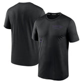 Colorado Rockies Authentic Collection Early Work Tri-Blend Performance T-Shirt - Black | Nike