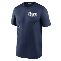 Tampa Bay Rays Authentic Collection Early Work Tri-Blend Performance T-Shirt - Navy | Nike