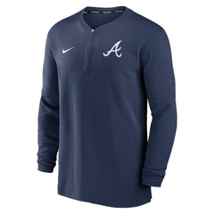 Atlanta Braves Authentic Collection Game Time Performance Quarter-Zip Top - Navy | Nike