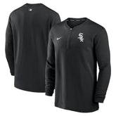 Chicago White Sox Authentic Collection Game Time Performance Quarter-Zip Top - Black | Nike