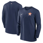 Houston Astros Authentic Collection Game Time Performance Quarter-Zip Top - Navy | Nike