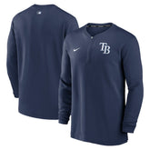 Tampa Bay Rays Authentic Collection Game Time Performance Quarter-Zip Top - Navy | Nike