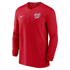 Washington Nationals Authentic Collection Game Time Performance Quarter-Zip Top - Red | Nike