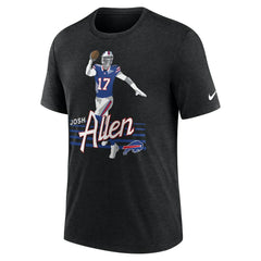 Josh Allen Buffalo Bills Player Graphic T-Shirt - Heather Black | Nike cheap