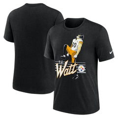 T.J. Watt Pittsburgh Steelers Player Graphic T-Shirt - Heather Black | Nike on sale