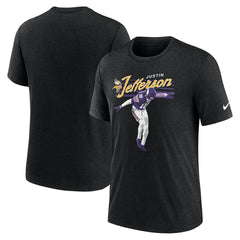 Justin Jefferson Minnesota Vikings Player Graphic T-Shirt - Heather Black | Nike on sale
